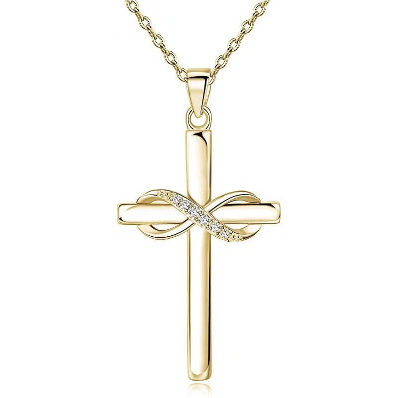 Cross With Infinity Sign Necklace